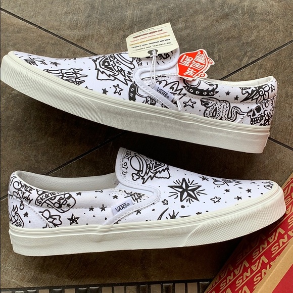 VANS CLASSIC SLIP-ON U-Color Tattoo/True WMNS - Picture 15 of 16